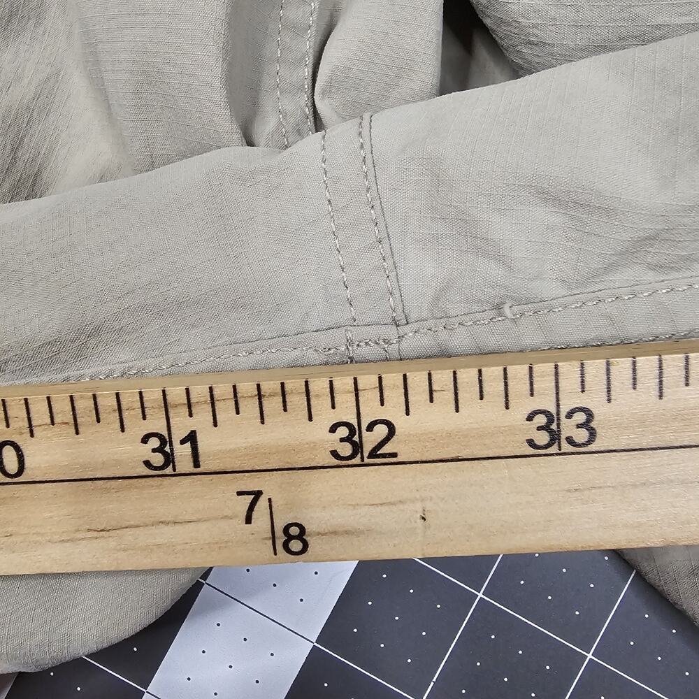 Carhartt Force Pants Mens 38x34 Tan Ripstop Nylon Pocket Work Outdoor Stretch - Picture 14 of 16